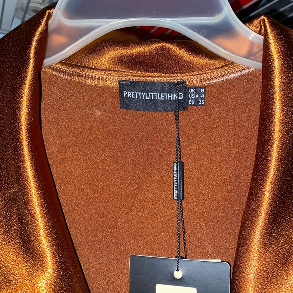 Rust Pretty Little Thing Body-con Dress - Picture 2 of 5